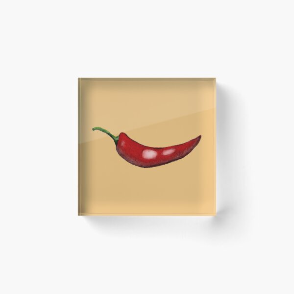 Item preview, Red Pepper Minimalist Watercolor Design designed and sold by NancyMerkle.