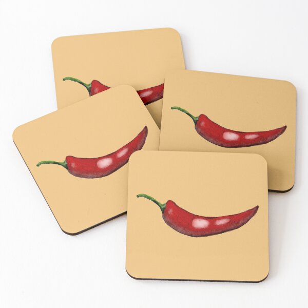Item preview, Red Pepper Minimalist Watercolor Design designed and sold by NancyMerkle.
