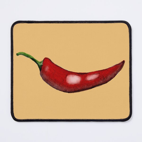 Item preview, Red Pepper Minimalist Watercolor Design designed and sold by NancyMerkle.