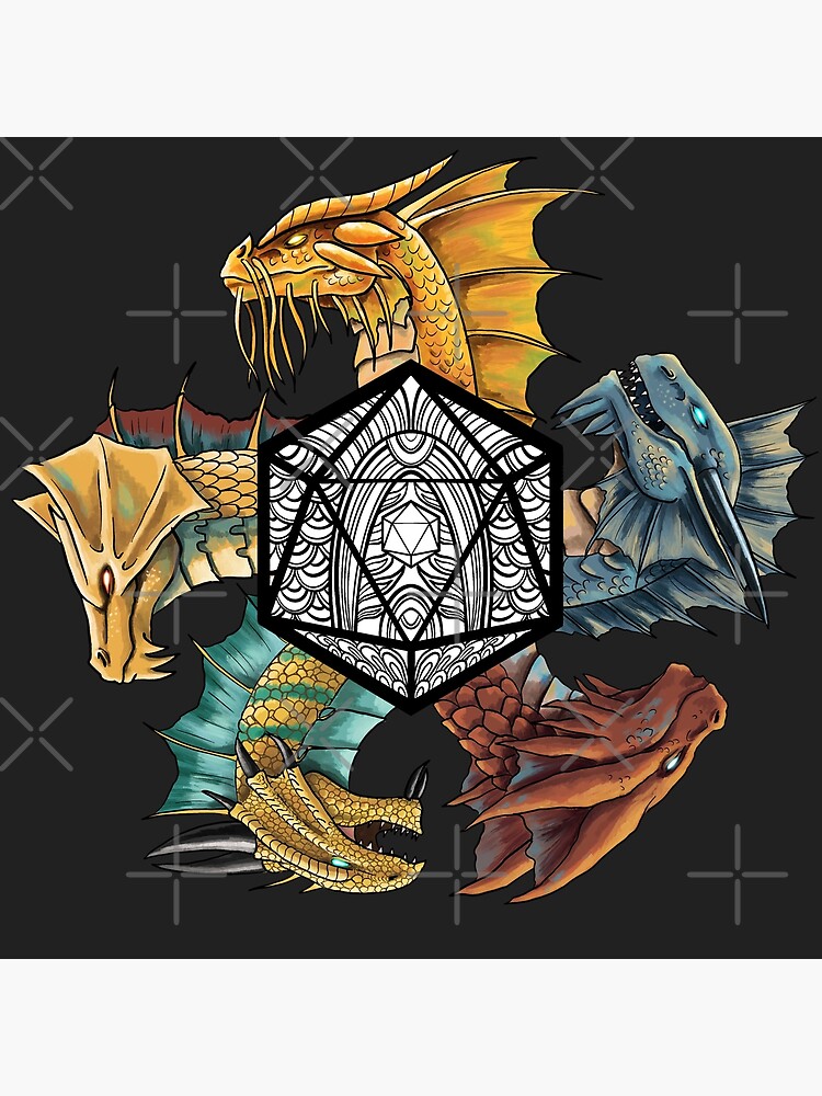 D&D Ancient Brass Dragon Poster for Sale by elgraphinx