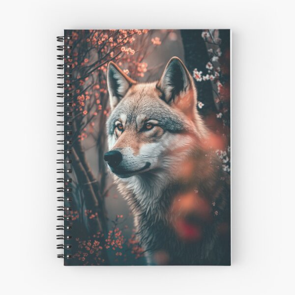 Item preview, Wolf In Spring Forest designed and sold by MindsArtDesign.