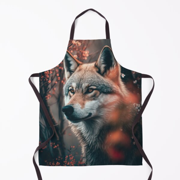 Item preview, Wolf In Spring Forest designed and sold by MindsArtDesign.