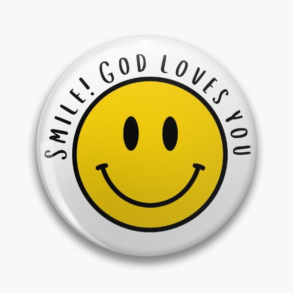 Item preview, Smile! God loves you designed and sold by agaveporridge.
