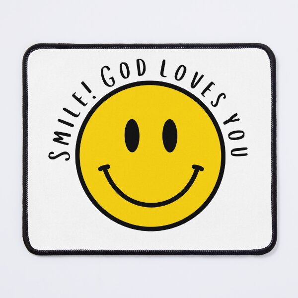 Item preview, Smile! God loves you designed and sold by agaveporridge.
