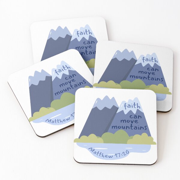 Item preview, Faith can move mountains Matthew 17:20 designed and sold by agaveporridge.