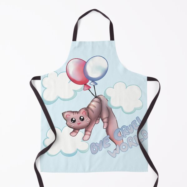 Item preview, Bye cruel world, balloon kitty designed and sold by manins ⭐⭐⭐⭐⭐.