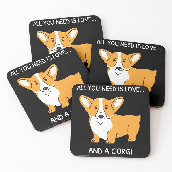 Item preview, All You Need Is Love… And A Corgi designed and sold by Harmonick-Tees.