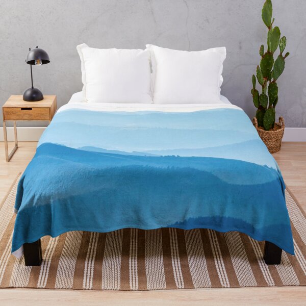Item preview, Minimalist  Landscape Art in Neutral Blue Tones designed and sold by ZedColors.