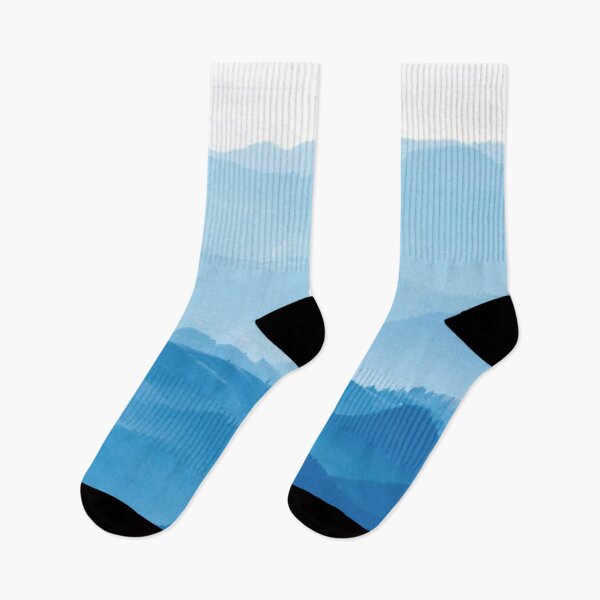 Item preview, Minimalist  Landscape Art in Neutral Blue Tones designed and sold by ZedColors.