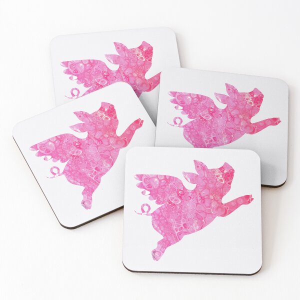 Item preview, Flying Pig, When Pigs Fly, Flying Pig Gifts, Flying Pig Gifts, Flying Pig Print, Flying Pig Coaster, Flying Pig Mug, Flying Pig Painting, Flying Pig Art, Flying Pig Ornament, Flying Pig T-shirt, designed and sold by Hazel Ryan Wagner.