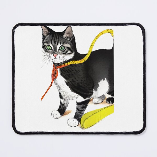 Item preview, Cat Playing With A Ball Of St classic designed and sold by SociableAnimals.