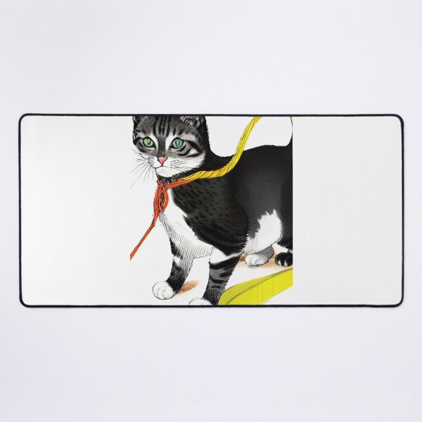 Item preview, Cat Playing With A Ball Of St classic designed and sold by SociableAnimals.