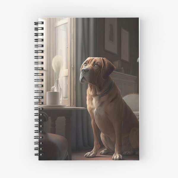 Aperçu de l'œuvre Chien Assis Dans Le Salon Réaliste créée et vendue par WixWorks.