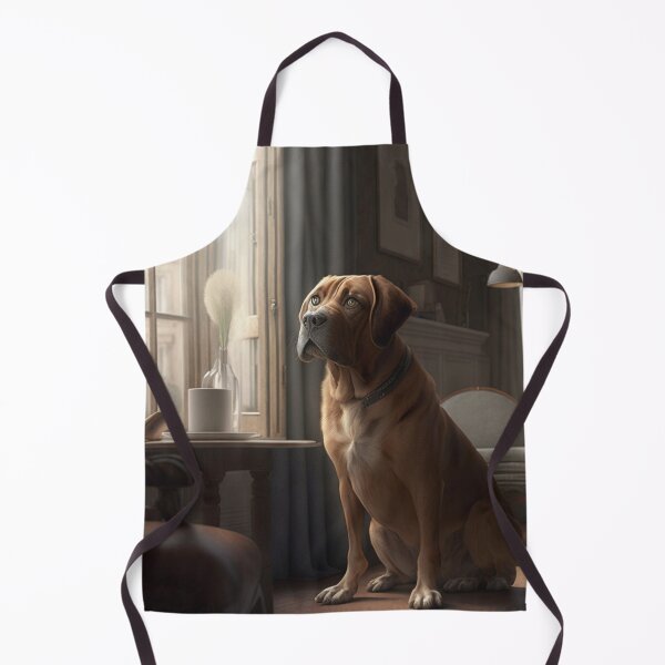 Item preview, Dog Sitting In Living Room Realistic designed and sold by WixWorks.