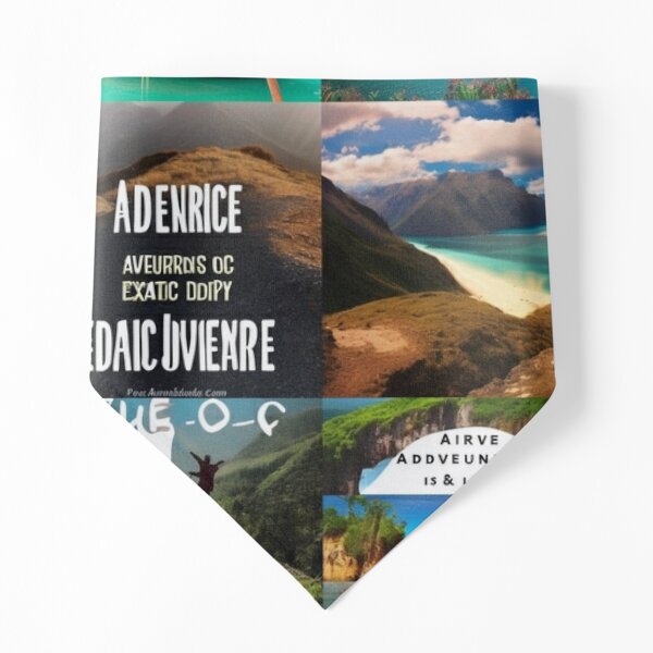 Adventure: This word often brings to mind images of exotic locations, daring escapades, and epic journeys. Pet Bandana