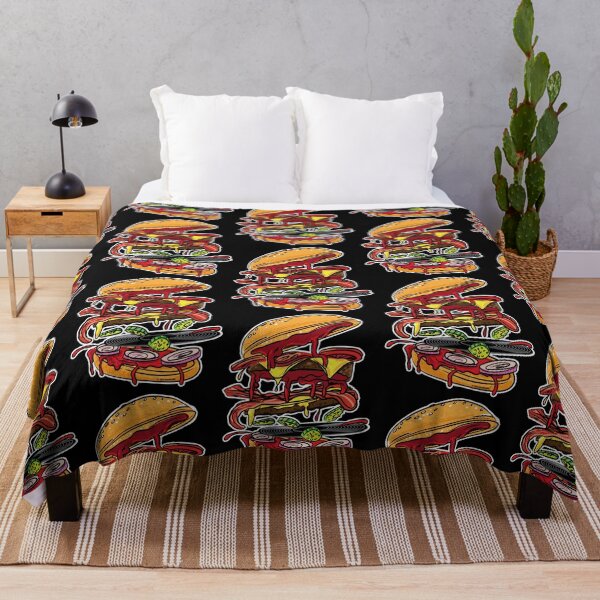 Item preview, BBQ Hickory Bacon Double Cheese Burger designed and sold by eShirtLabs.