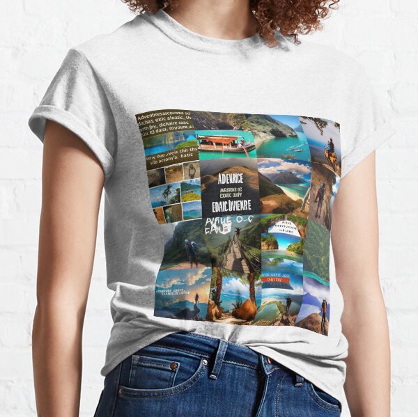 Adventure: This word often brings to mind images of exotic locations, daring escapades, and epic journeys. Classic T-Shirt