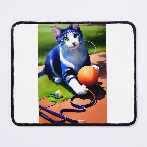 Item preview, Cat Playing With A Ball Of St classic designed and sold by SociableAnimals.