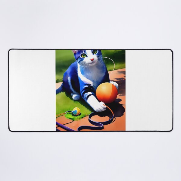 Item preview, Cat Playing With A Ball Of St classic designed and sold by SociableAnimals.