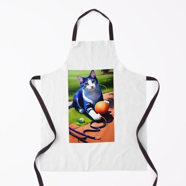 Item preview, Cat Playing With A Ball Of St classic designed and sold by SociableAnimals.