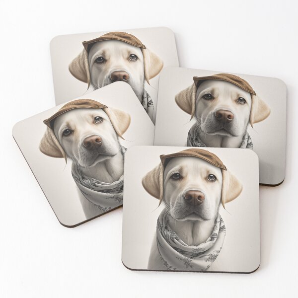 Item preview, Cute White Dog With A Bandana designed and sold by WixWorks.