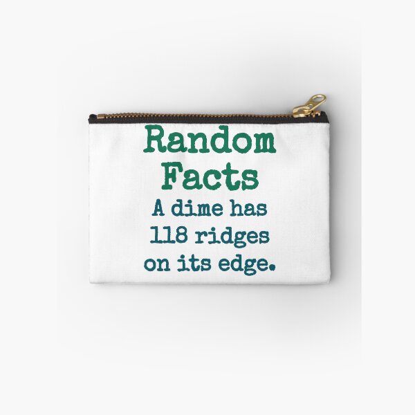 Item preview, A Dime Has 118 Ridges - Trivia Fact designed and sold by CrankyOldDude.
