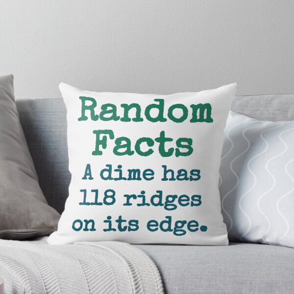 Item preview, A Dime Has 118 Ridges - Trivia Fact designed and sold by CrankyOldDude.