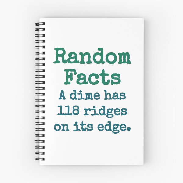 Item preview, A Dime Has 118 Ridges - Trivia Fact designed and sold by CrankyOldDude.