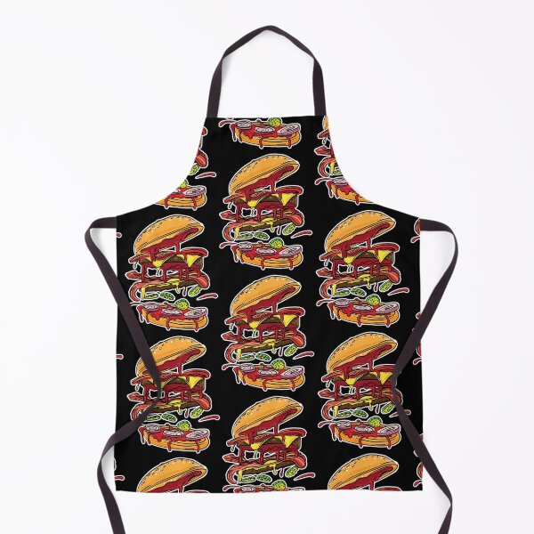 Item preview, BBQ Hickory Bacon Double Cheese Burger designed and sold by eShirtLabs.