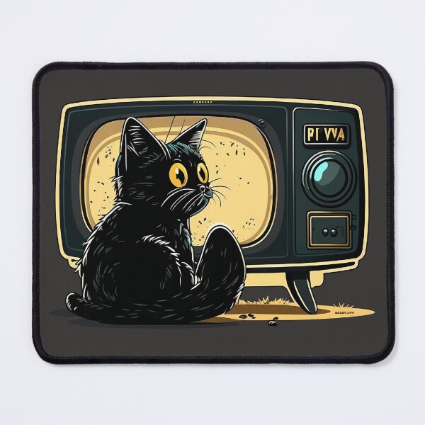 Item preview, TV Cat Likes TV designed and sold by Richard-Y.
