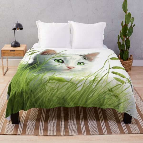 Item preview, Cute Kitten In The Grass designed and sold by WixWorks.