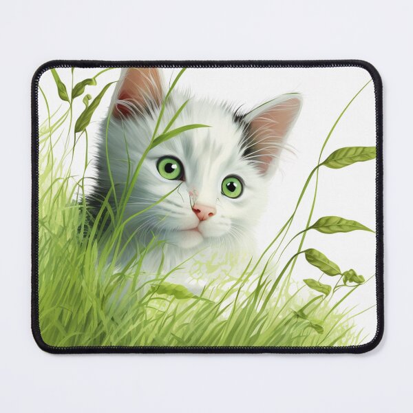 Item preview, Cute Kitten In The Grass designed and sold by WixWorks.