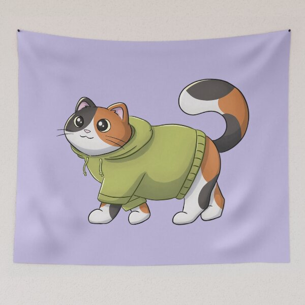 Item preview, Calico Cat In Hoodie designed and sold by Meowrye.