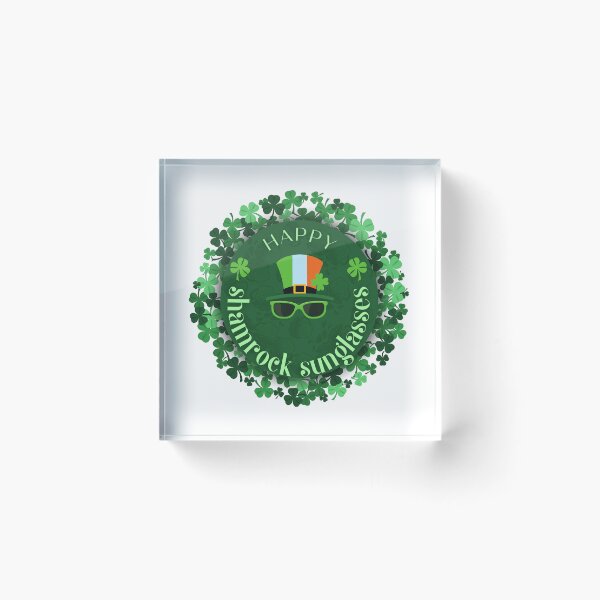 Item preview, Ben Drankin Wearing Green Leprechaun Hat In Shamrock Sunglasses Funny St Patricks Day President Essential T-Shirt designed and sold by Joipast.