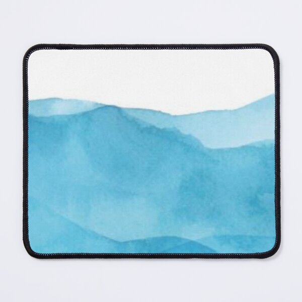Item preview, Minimalist  Landscape Art in Neutral Blue Tones designed and sold by ZedColors.