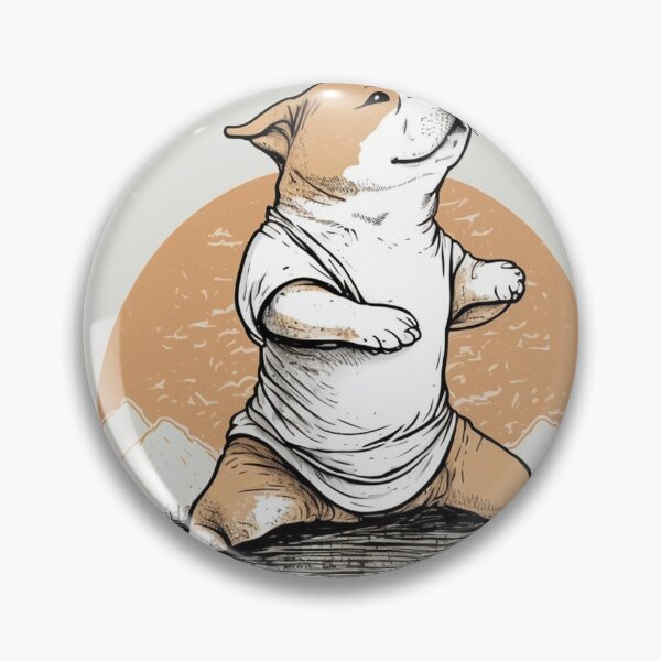 Item preview, Kawai Dog Doing Yoga designed and sold by WixWorks.