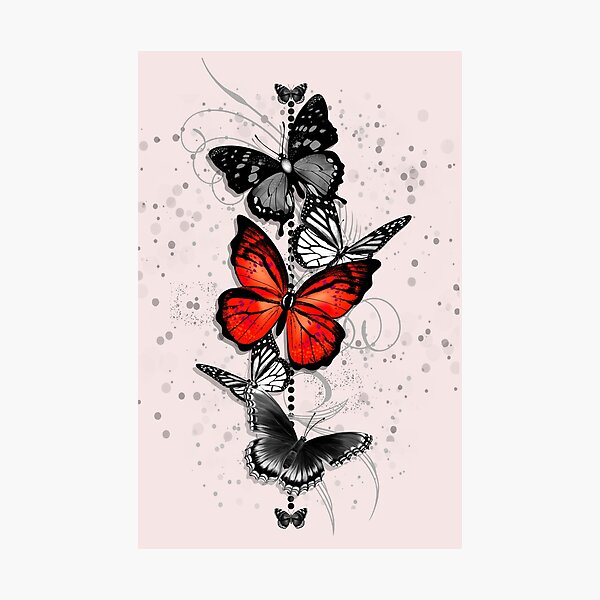 Gothic Butterflies  Photographic Print for Sale by Gothic Fantasy