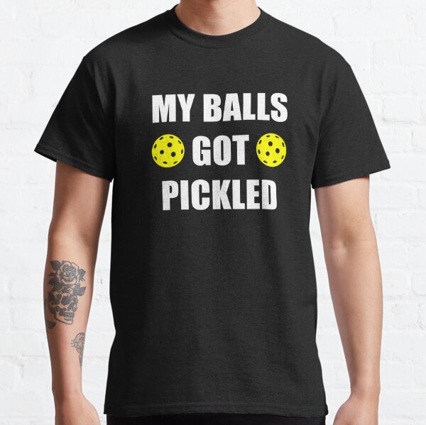  Pickleball Funny Quotes Grab Your Balls T-Shirt : Clothing,  Shoes & Jewelry