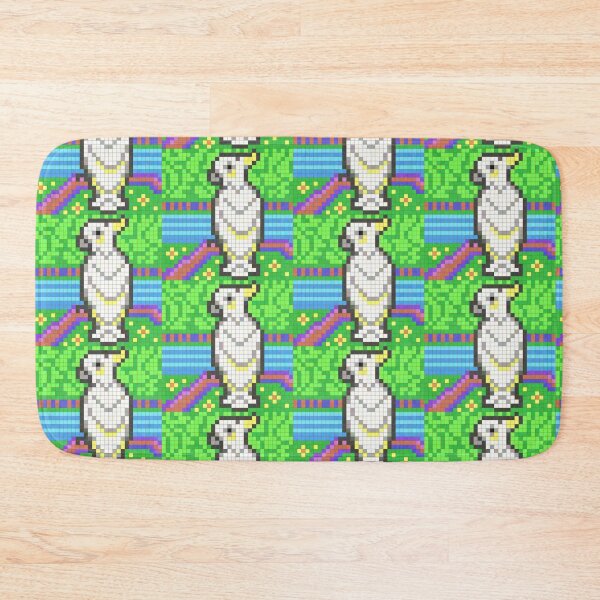 Item preview, Cockatoo Pixel Painting designed and sold by CozyPixelFluff.