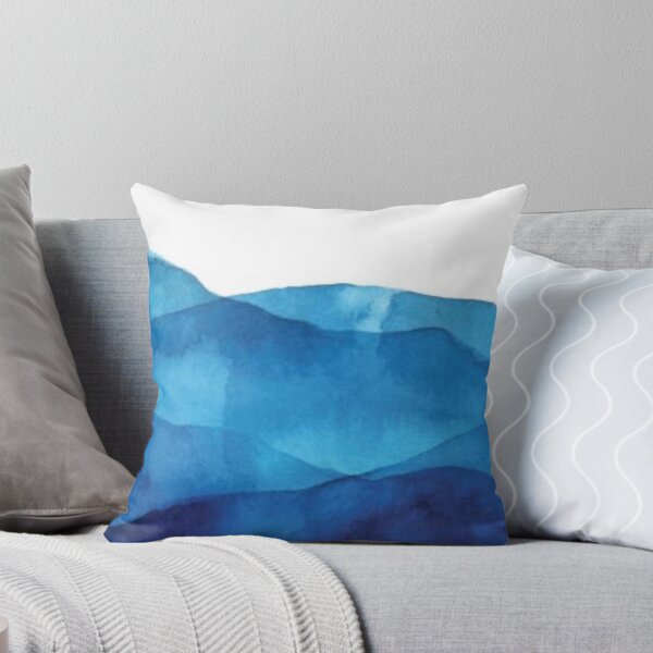 Item preview, Minimalist  Landscape Art in Neutral Blue Tones designed and sold by ZedColors.