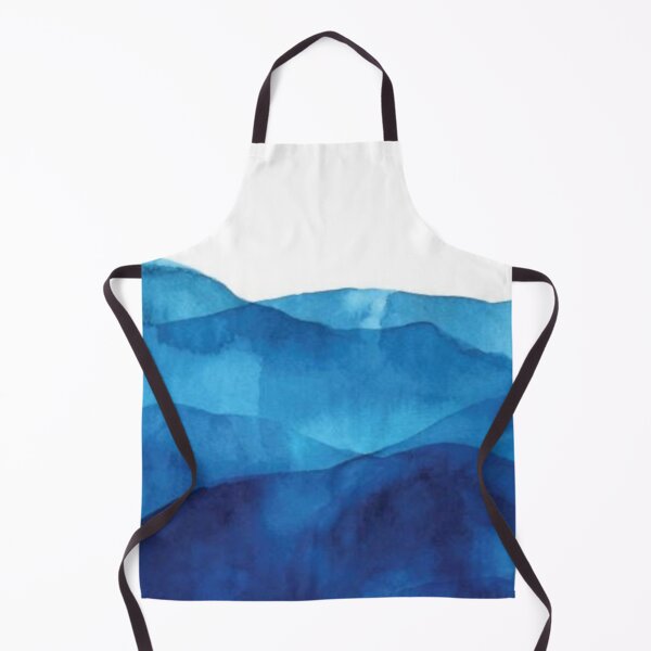 Item preview, Minimalist Landscape Art in Neutral Blue Tones designed and sold by ZedColors.
