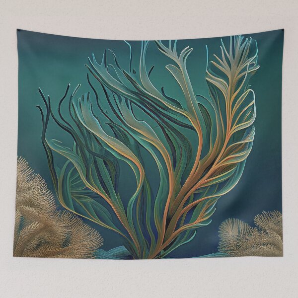 Item preview, Blue Seaweed  designed and sold by Tomasz Zawada.