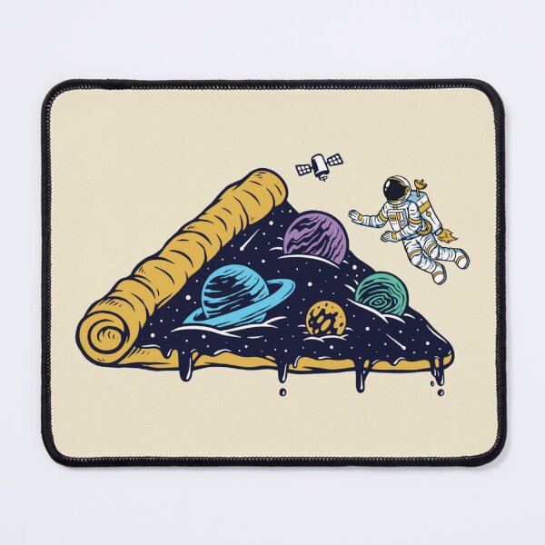 Item preview, Astronaut eating pizza designed and sold by ElegantCherry.