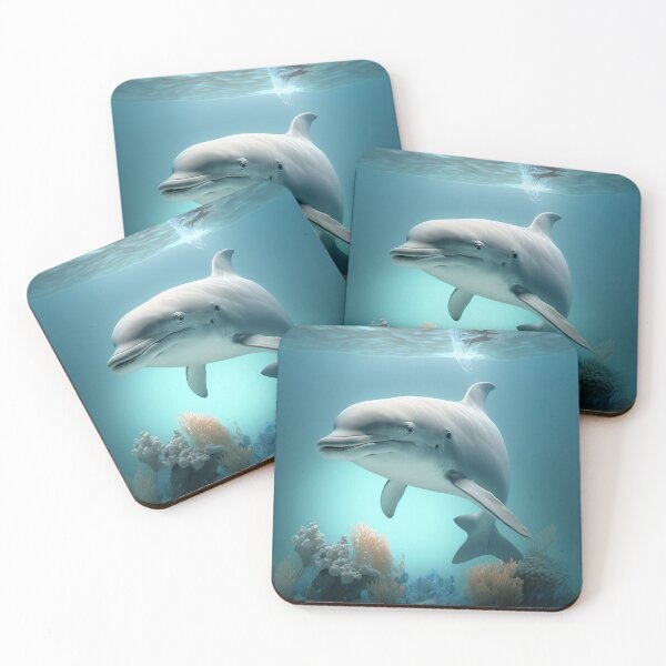 Item preview, Playful Dolphin: Graceful Underwater Dance designed and sold by ThreadGallery.