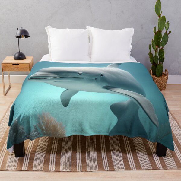 Item preview, Playful Dolphin: Graceful Underwater Dance designed and sold by ThreadGallery.
