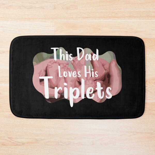Item preview, This Dad Loves His Triplets designed and sold by teesBYAlioui.