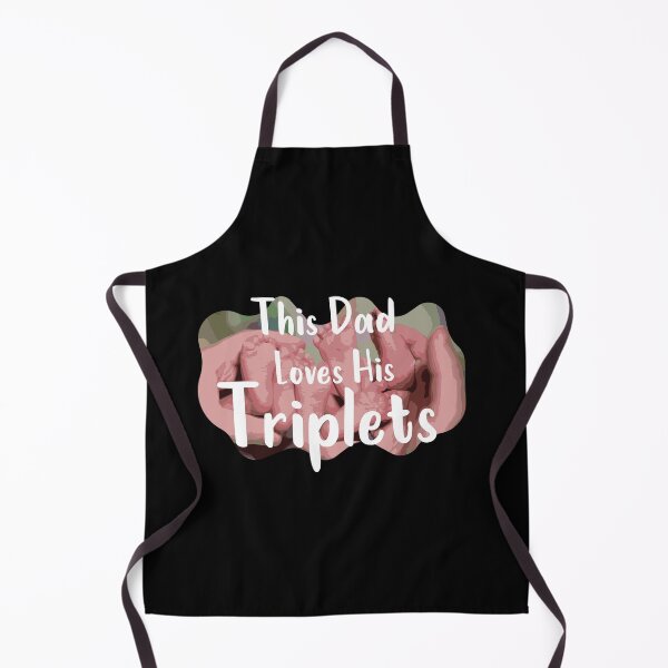 Item preview, This Dad Loves His Triplets designed and sold by teesBYAlioui.