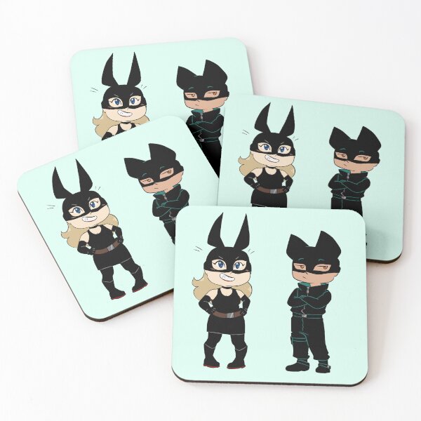 Item preview, BlackFox and BlackWolf Chibis designed and sold by AngelEneArt.