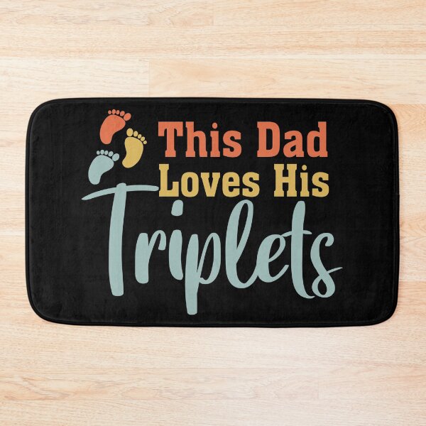 Item preview, This Dad Loves His Triplets designed and sold by teesBYAlioui.