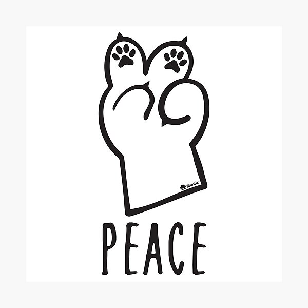 Item preview, Peace Paw designed and sold by NitostixRB.